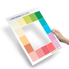 Załaduj obraz do przeglądarki galerii, Ramy kolorystyczne: 12 typów urody (6 ram dwustronnych)